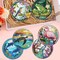 8-Piece Animal Diamond Art Coaster Kit for Adults – DIY Diamond Painting Coasters with Holder & Cork Pads, Home & Office Decor Craft (Different Animals)